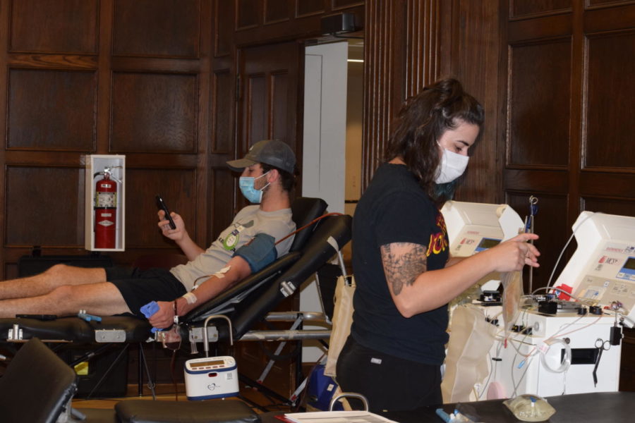The+Iowa+State+Student+Blood+Drive+anticipates+1%2C400+donors+by+the+end+of+the+fall+semester+drive+from+Oct.+4-7+at+the+Memorial+Union.