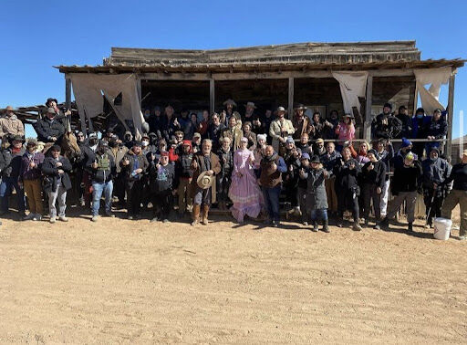 Instagram photo posted of “Rust” cast reposted by Halyna Hutchins captioned “RepostBy @francesfisher: ‘Standing in #IAsolidarity with our @IATSE crew here in New Mexico on RUST,” two days before her death.