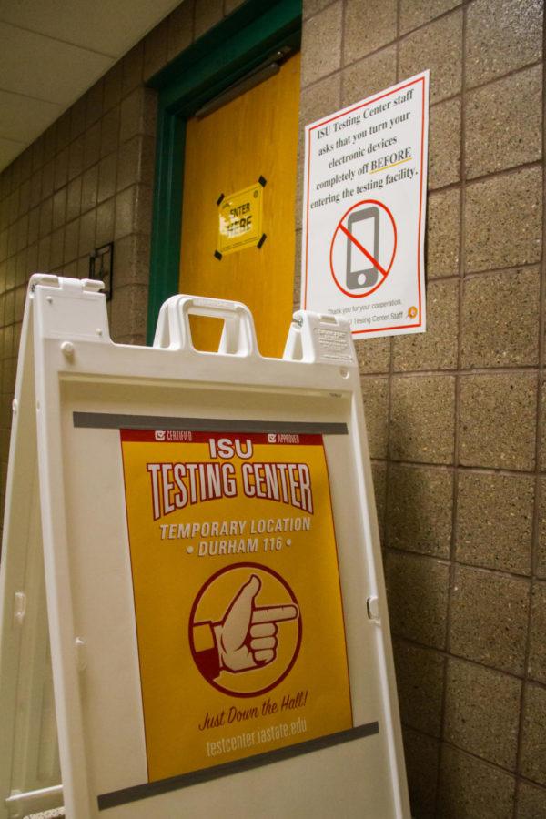 The testing center in the Durham building is one of three testing centers on campus. The centers offer a place for students to take tests outside of the classroom but still in a controlled environment. 