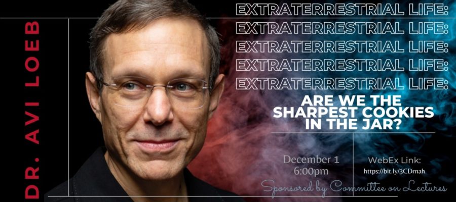 Harvard professor Avi Loeb discussed the possibility of extraterrestrial life in a lecture Wednesday night. 