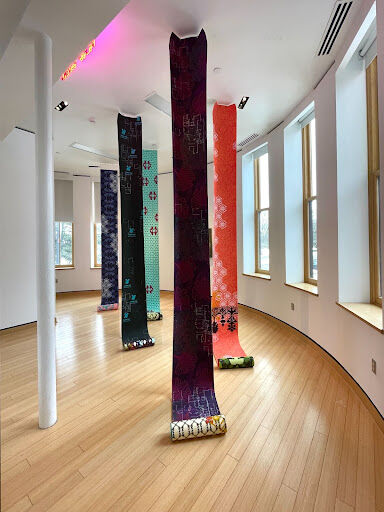Julie Changs exhibit Vibrant Matter is on display at the Christian Petersen Art Museum in Morrill Hall.