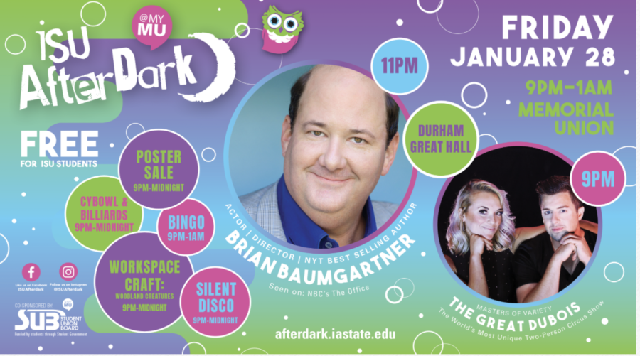 ISU AfterDark is starting off its events with the first on January 28.