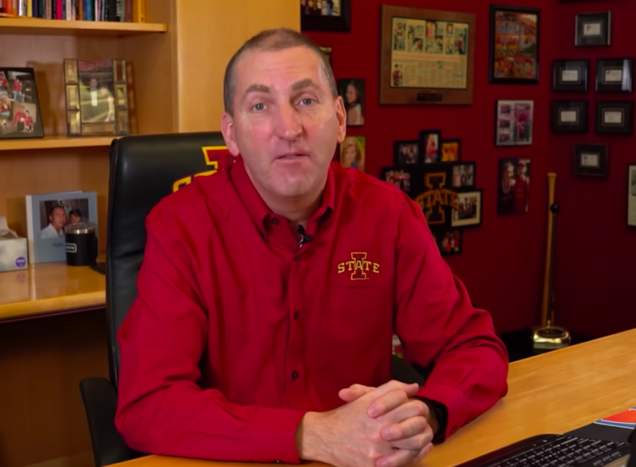 Jamie Pollard said Iowa State athletics paid off its $17 million debt after receiving over $30 million from the Big 12s television revenue from the 2021 football season.
