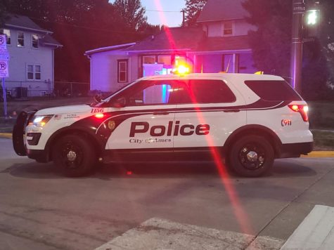 Ames Police respond to a fire on Aug. 28, 2020.