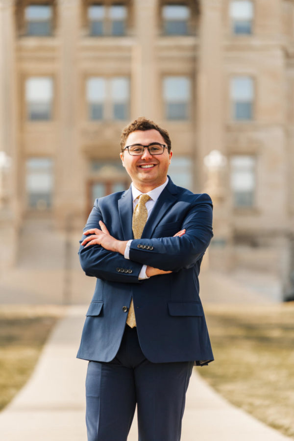 Bryce Garman is one of two candidates running for Iowa State student body president. 