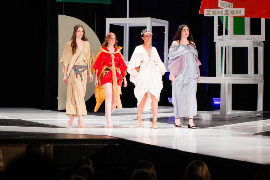 In last semesters ISU Fashion Show, McKenna Smith designed Elements of Nature. Modeled by Paige Stephenson, Molly Sage, Marina Jacobson, and Sydney 