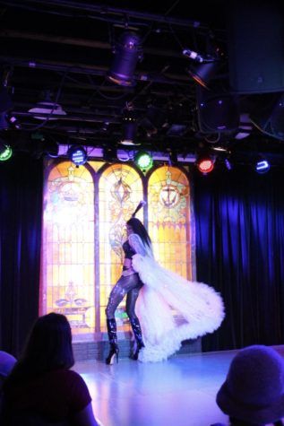 Sharaya Diamond performs her routine at the Pride Alliance Spring Drag Show. 