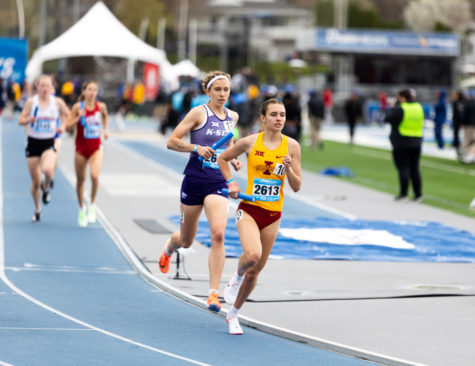 Iowa State sophomore Madelyn Hill April 30 Drake Relays in Des Moines, Iowa.
