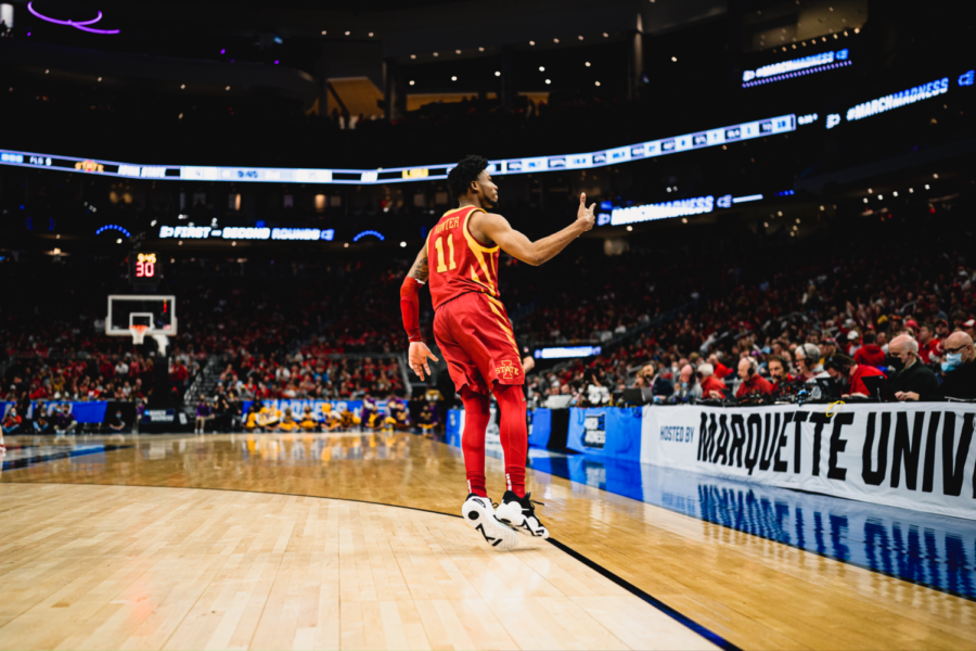 Its March Madness, Tyrese Hunter said after his 23-point performance in the NCAA Tournament. (Photo courtesy of Iowa State Athletics)