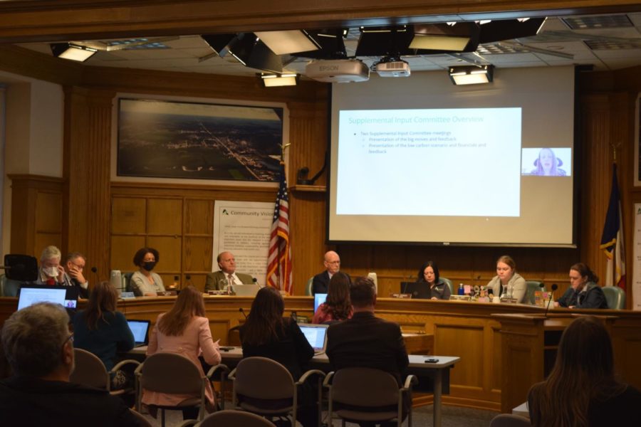 The Ames City Council in the fourth Steering Committee meeting discussed the components of the Ames Climate Action Plan.