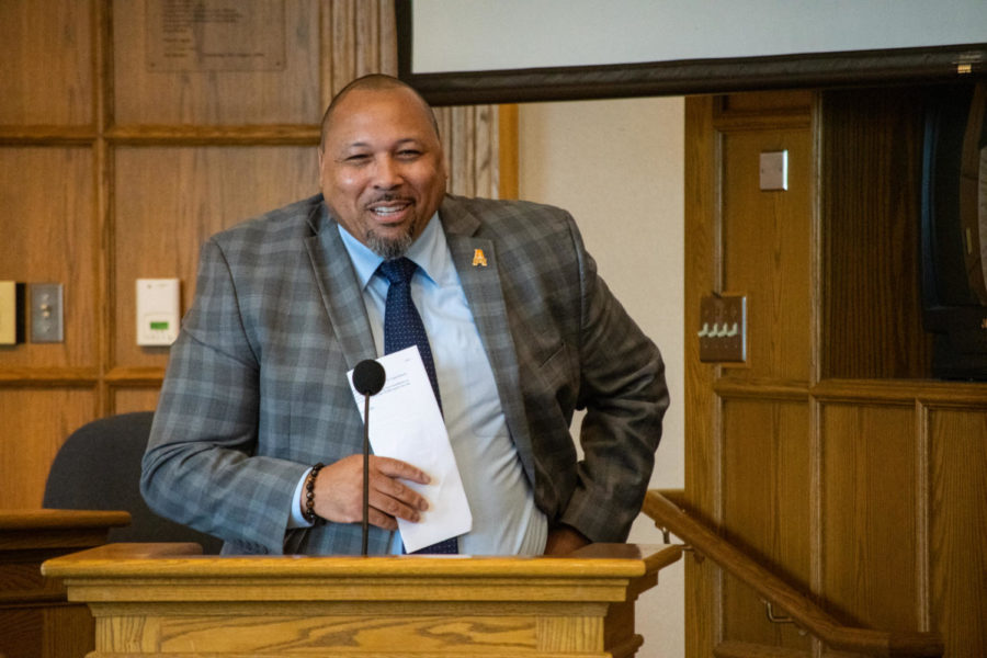 New Ames High Superintendent Julious Lawson earned his doctorate degree from Argosy University in Chicago. Before coming to Ames, he served as chief of schools for Chicago Public Schools.