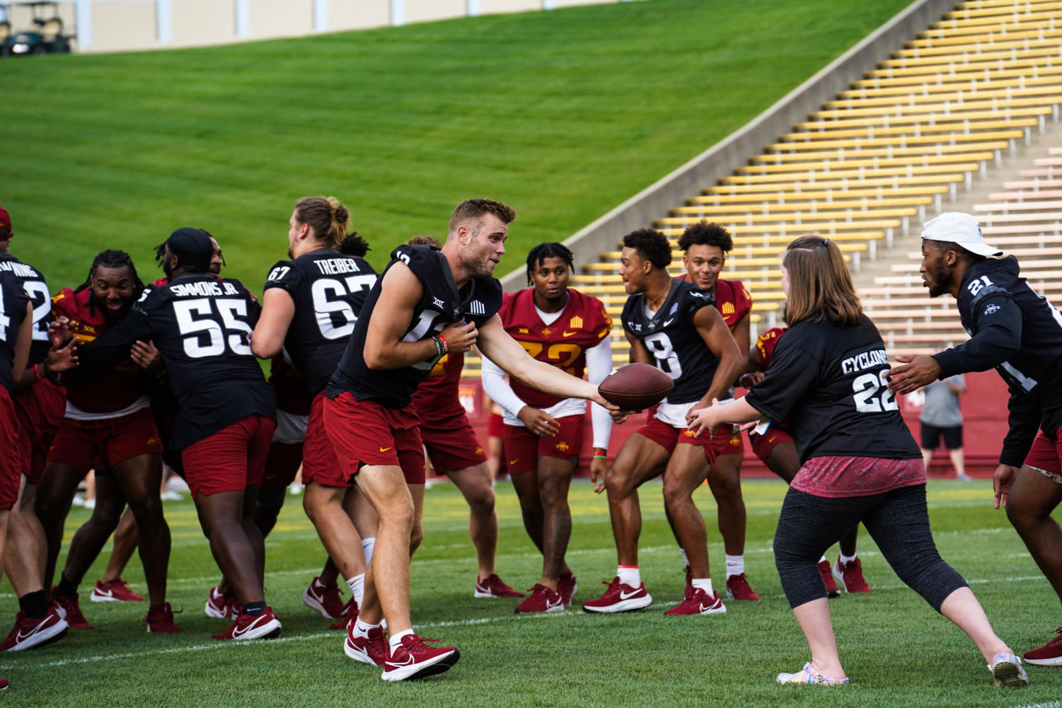 Iowa State football hosts Victory Day for children with disabilities