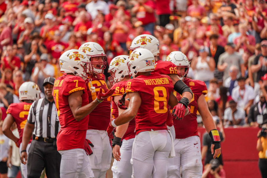 Cyclone offense during 42-10 win over Southeast Missouri State on Sept. 3. 