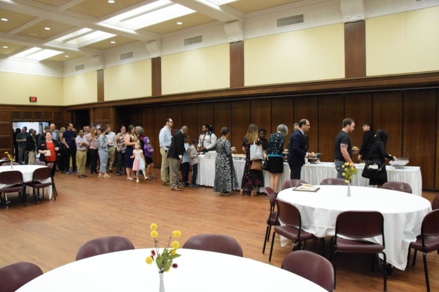 After the awards, participants gather in the South Ballroom complete with horderves and other snacks.
