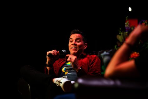 Steve-O during a Q&A at After Dark.