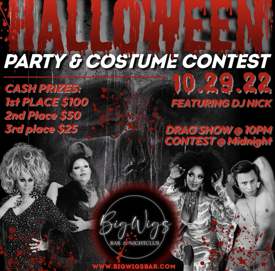 Big Wigs Bar will host a Halloween Party on Saturday, Oct. 29 open to those who are 18 and older. 