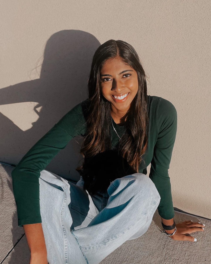 Durga Sritharan, a senior majoring in Biology, wrote ‘Thoughts of The Little Brown Girl’ a poem that was published in the Journal Committed to Social Change on Race and Ethnicity (JCSCORE). 