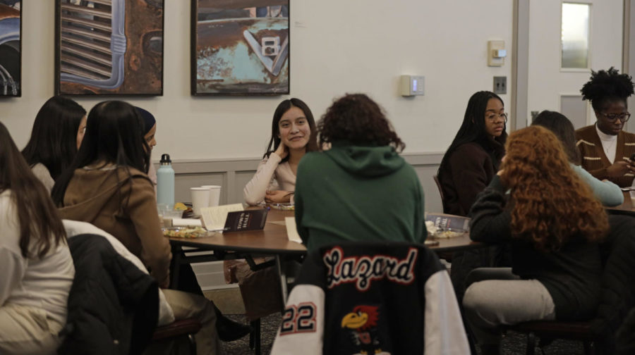 Students discuss why they came to Iowa State and what makes them stay during the Multicultural Town Hall on Nov. 15.