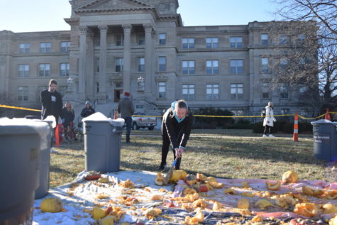 The fall 2022 semester marks the second year in a row Student Government has sponsored a pumpkin smashing event on campus.