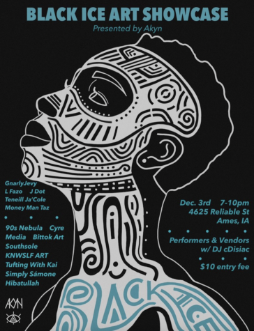 Akyn will hold an art showcase featuring Iowa-based Black creators on Saturday from 7 to 10 p.m.