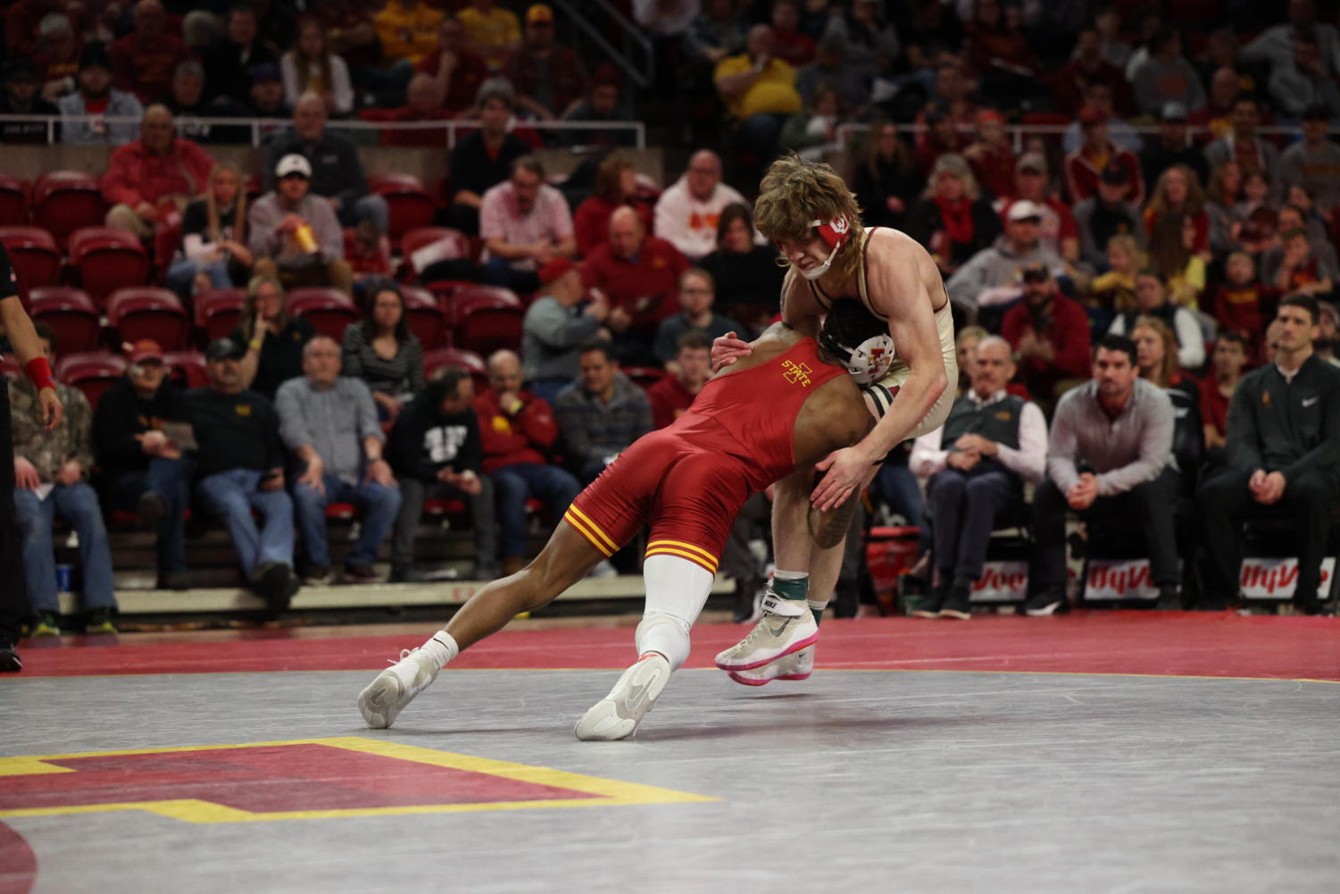 Iowa State's David Carr will wrestle for an NCAA title at 165lbs