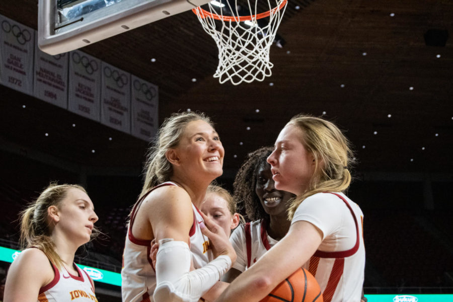 Ashley+Joens+smiles+as+a+foul+is+called+against+Oklahoma+during+the+game+against+the+Sooners+in+Hilton+Coliseum+on+Jan.+28%2C+2023.