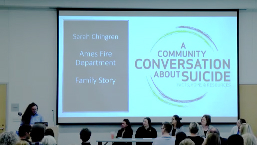 The Community Conversation series covers topics in mental health support and suicide prevention.