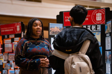 Students who attended the Study Abroad Fair had the opportunity to talk with representatives of different programs and learn about what their programs entail.