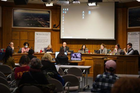 Ames City Council meeting on Jan. 24. 