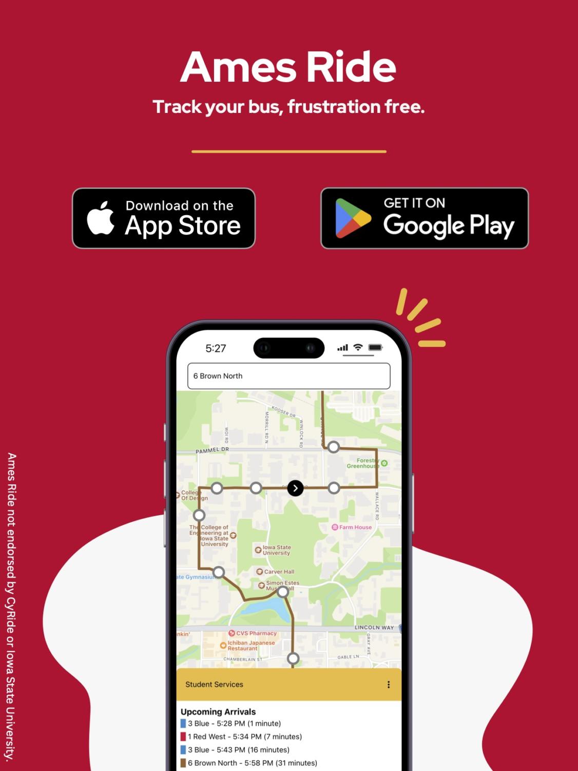 Student-developed CyRide app makes debut on app stores – Iowa State Daily