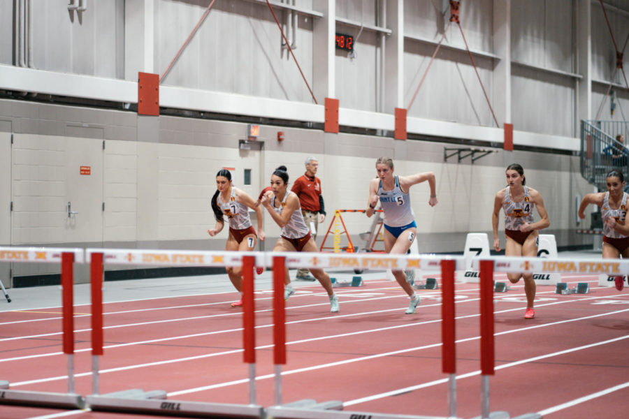 Womens 60m Hurdles at Lied Recreational Center in the ISU Classic on Feb. 4, 2023.