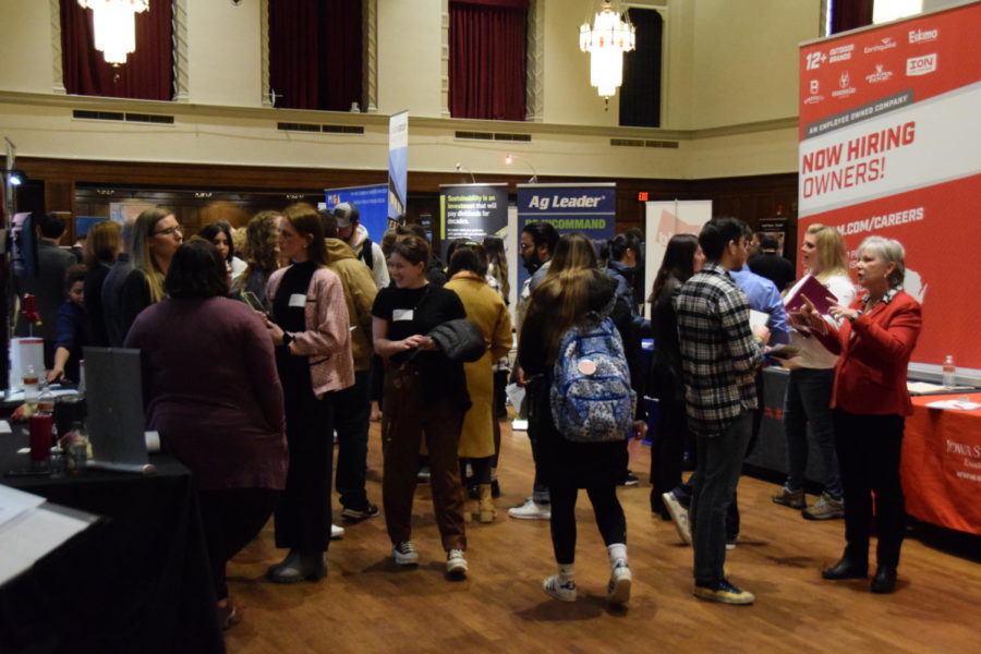Atilano said 725 students attended the Design Career Fair Wednesday afternoon.