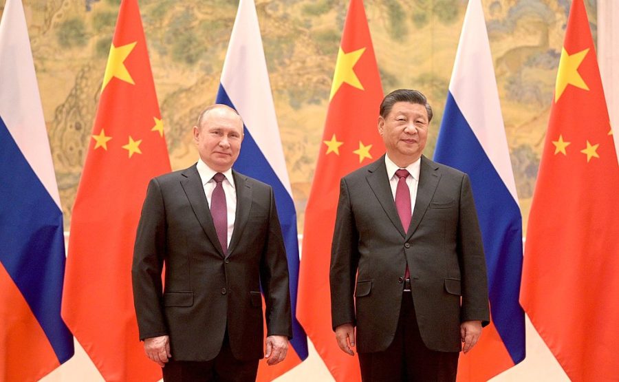 Russian+President+Vladimir+Putin+held+talks+in+Beijing+with+General+Secretary+of+the+Communist+Party+and+President+of+China+Xi+Jinping.