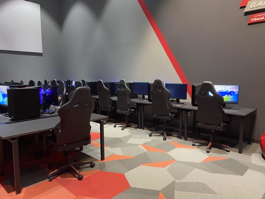The Esports and Gaming Room is located on the ground floor of Beyer Hall. 