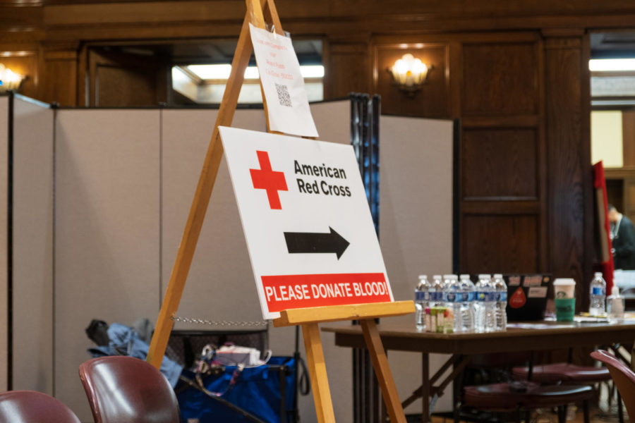Blood drive in the Great Hall of the Memorial Union held March 6th-8th from 10-5 p.m.
