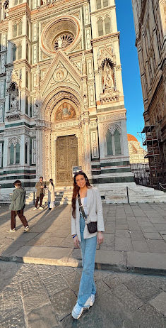 Alissa Laurienzo, a senior in kinesiology and health, spent her break traveling around Florence, Italy.
