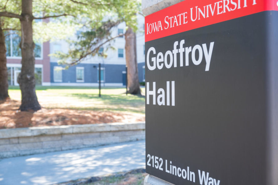 Geoffroy Hall is located at 2152 Lincoln Way next to Buchanan Hall. 