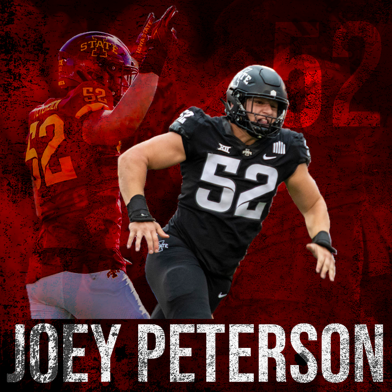Hes a Petersen: Joey Petersen carries on his family legacy at Iowa State