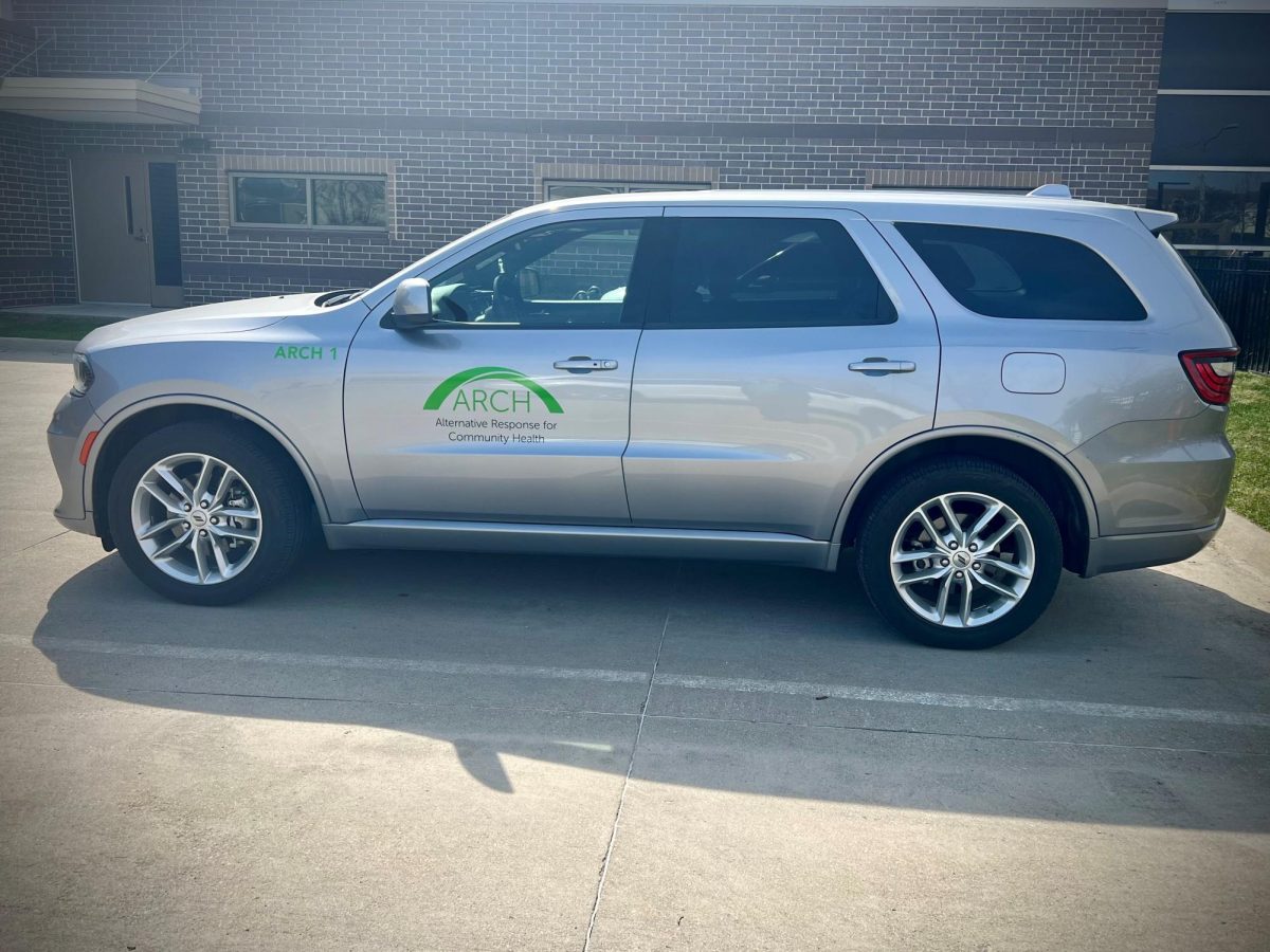 The Alternative Response for Community Health (ARCH) Dodge Durango has basic medical supplies to treat medical needs, food, water and other aid.