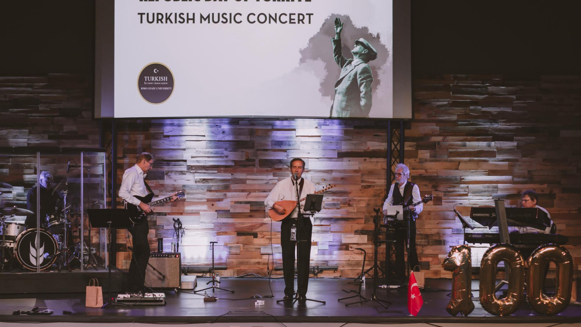 TURKANA performs at the 100th anniversary of the Republic of Turkyie celebration at Harvest Vineyard Church on Oct. 29, 2023.