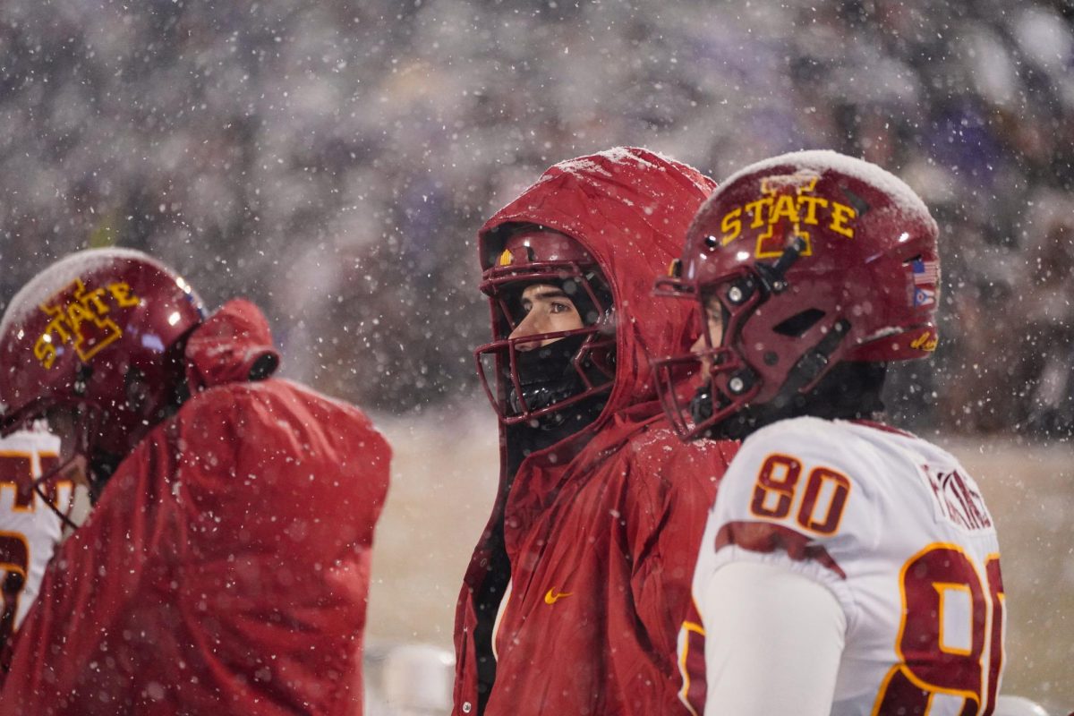 Chase Contreraz at the Iowa State vs. Kansas State football game at Bill Snyder Family Stadium on Nov. 25, 2023 in Manhattan, KS.