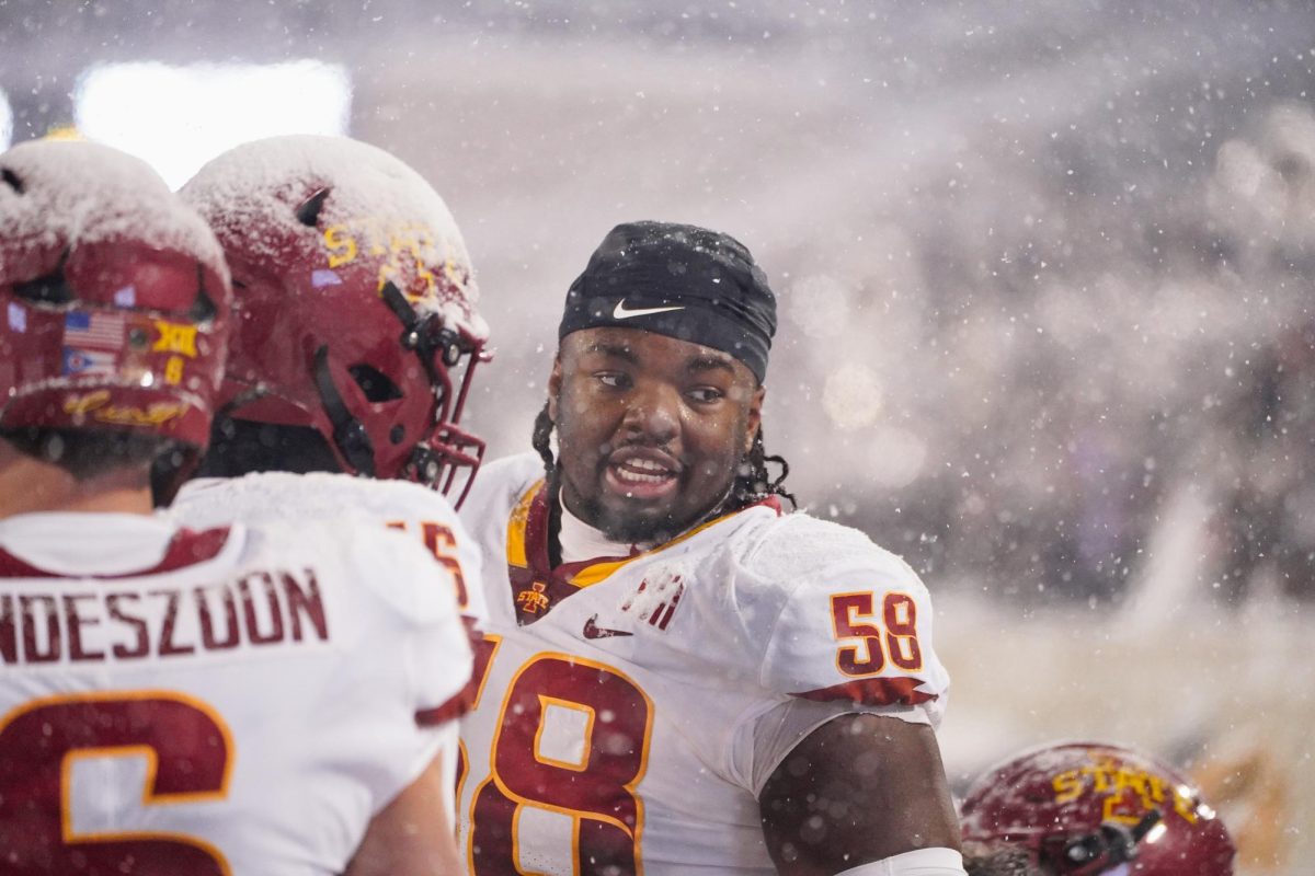 J.R. Singleton at the Iowa State vs. Kansas State football game at Bill Snyder Family Stadium on Nov. 25, 2023 in Manhattan, KS.