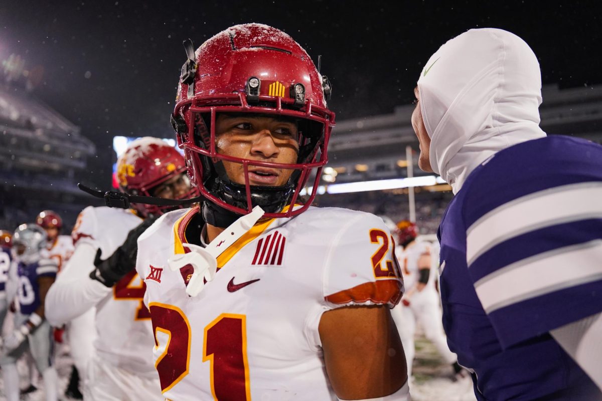 Jamison Patton after the Iowa State vs. Kansas State football game at Bill Snyder Family Stadium on Nov. 25, 2023 in Manhattan, KS.