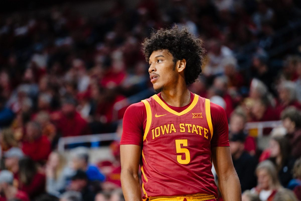 Curtis Jones, Iowa State vs. Eastern Illinois University men's basketball game, Hilton Coliseum, Dec. 21, 2023.