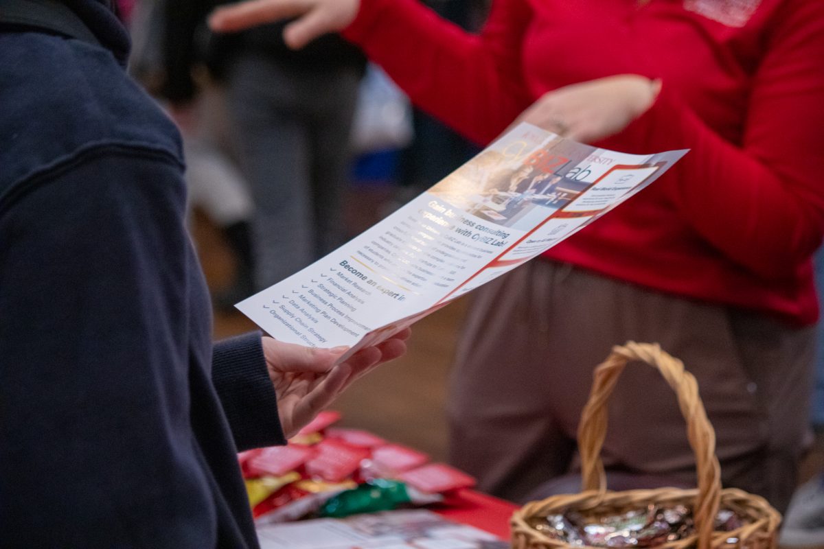 CyBizLab table during Welcome Fest on Jan. 31, 2024 at the MU