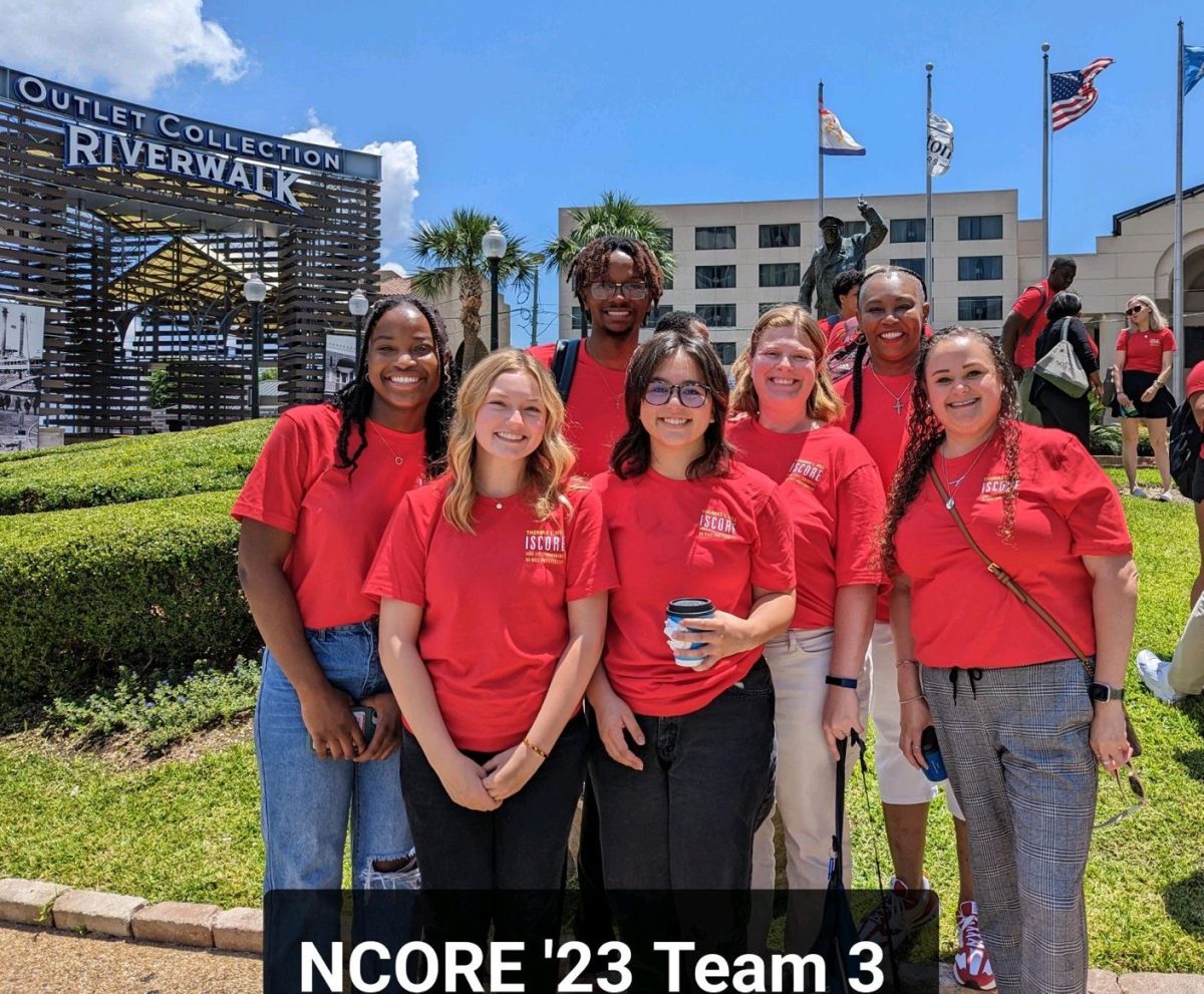 Danielle Nagaito and members of Team 3 attending NCORE 2023 in New Orleans.  