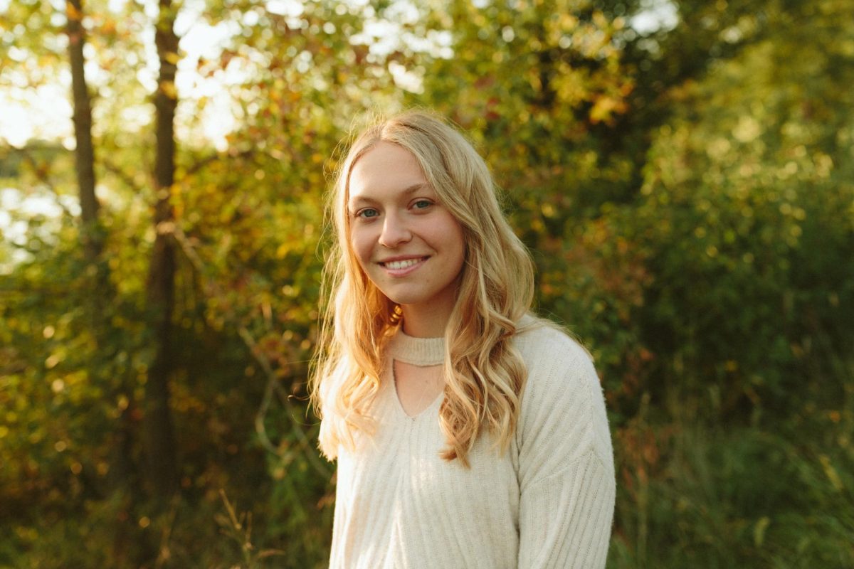 Lauren Vierregger, a freshman in agronomy, is running to represent Frederiksen Court in the Iowa State Student Government Senate. The photo was provided by Vierregger. 