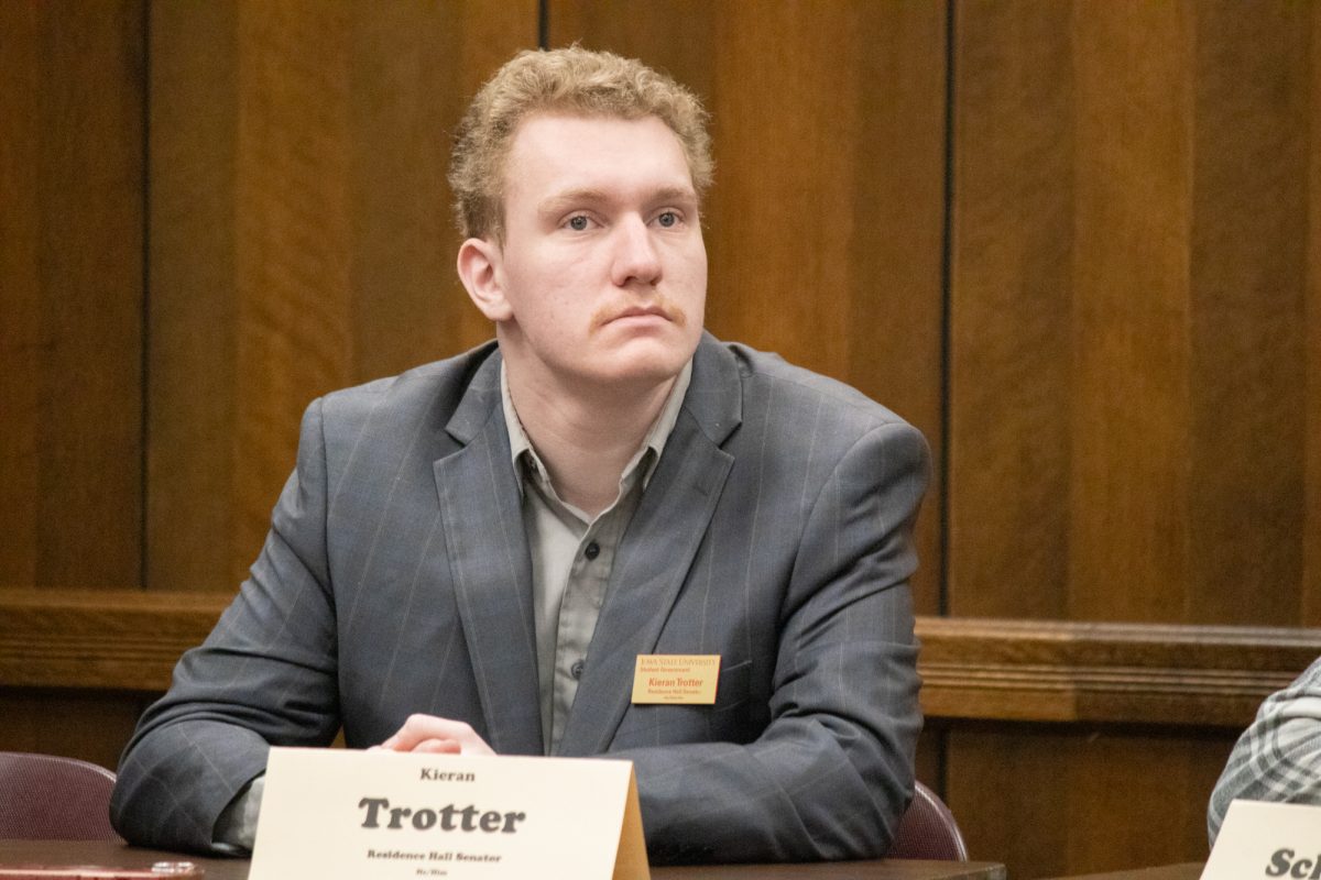 Kieran Trotter a senator in Student Government on March 4, 2024, in MU. 