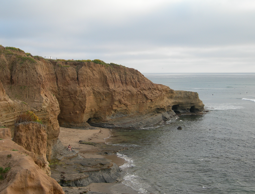 The Sunset Cliffs in San Diego, California
