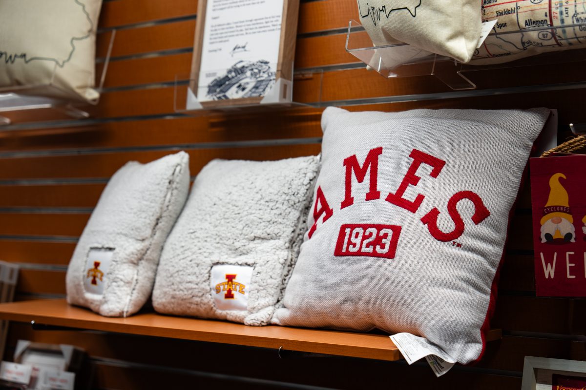 Iowa State merch located in the Memorial Union shop on July 10, 2024.
